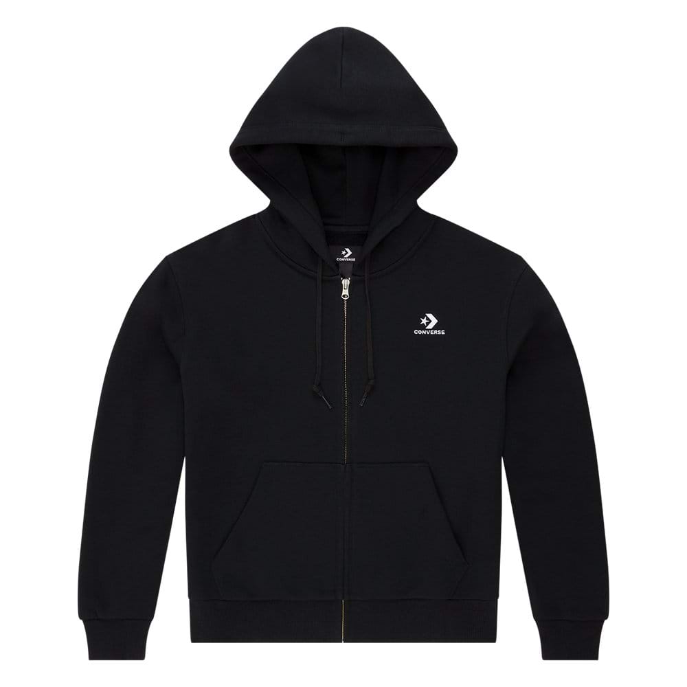 Embroidered Star Chevron Full Zip Hoodie BB