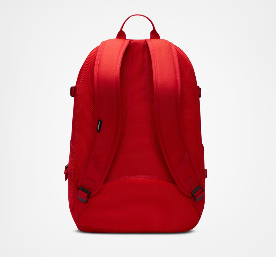 Straight Edge Backpack-Red-One size