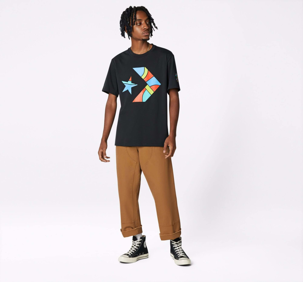 Koszulka Peace &amp; Unity Cotton Jersey-Black-L