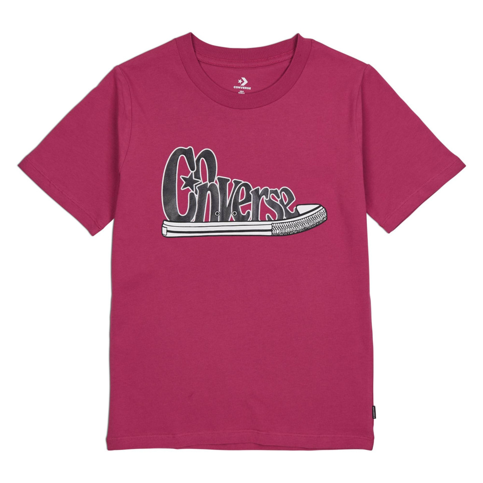 Remixed Chuck Infill Classic Tee-Burgundy-XS