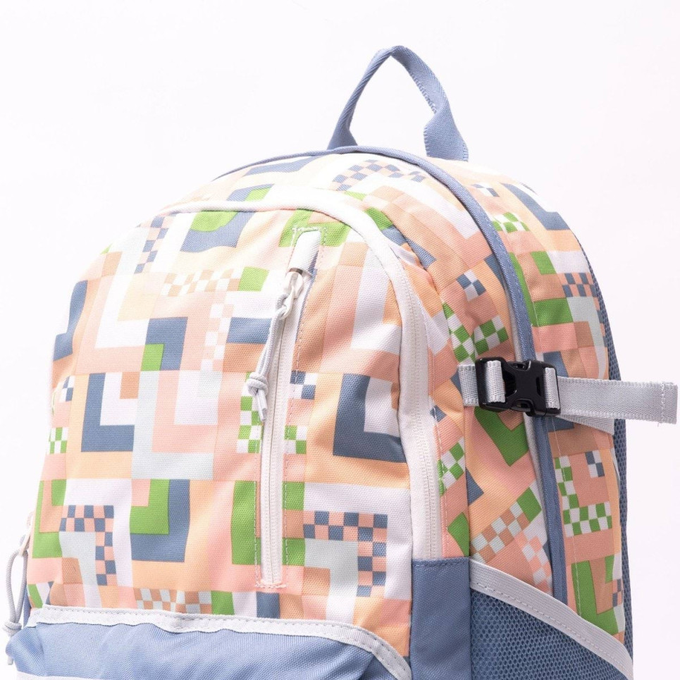 Crafted Fashion Straight Edge Backpack Print-Multicolor-One size