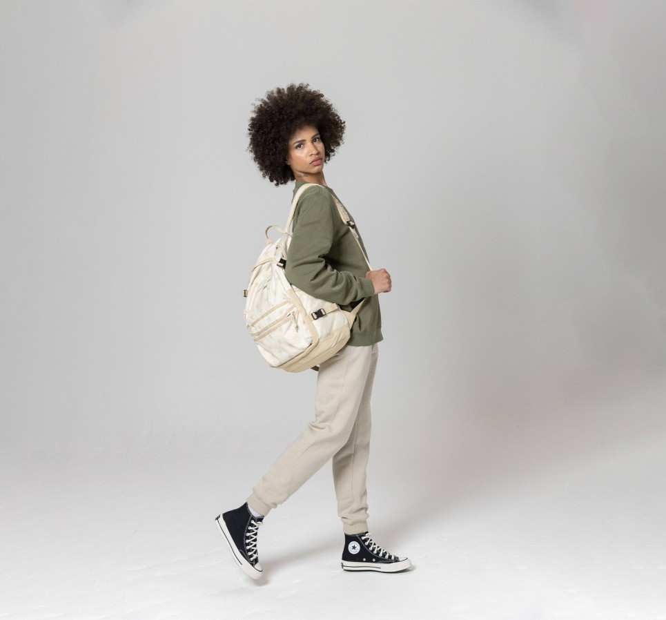 Straight Edge Printed Backpack