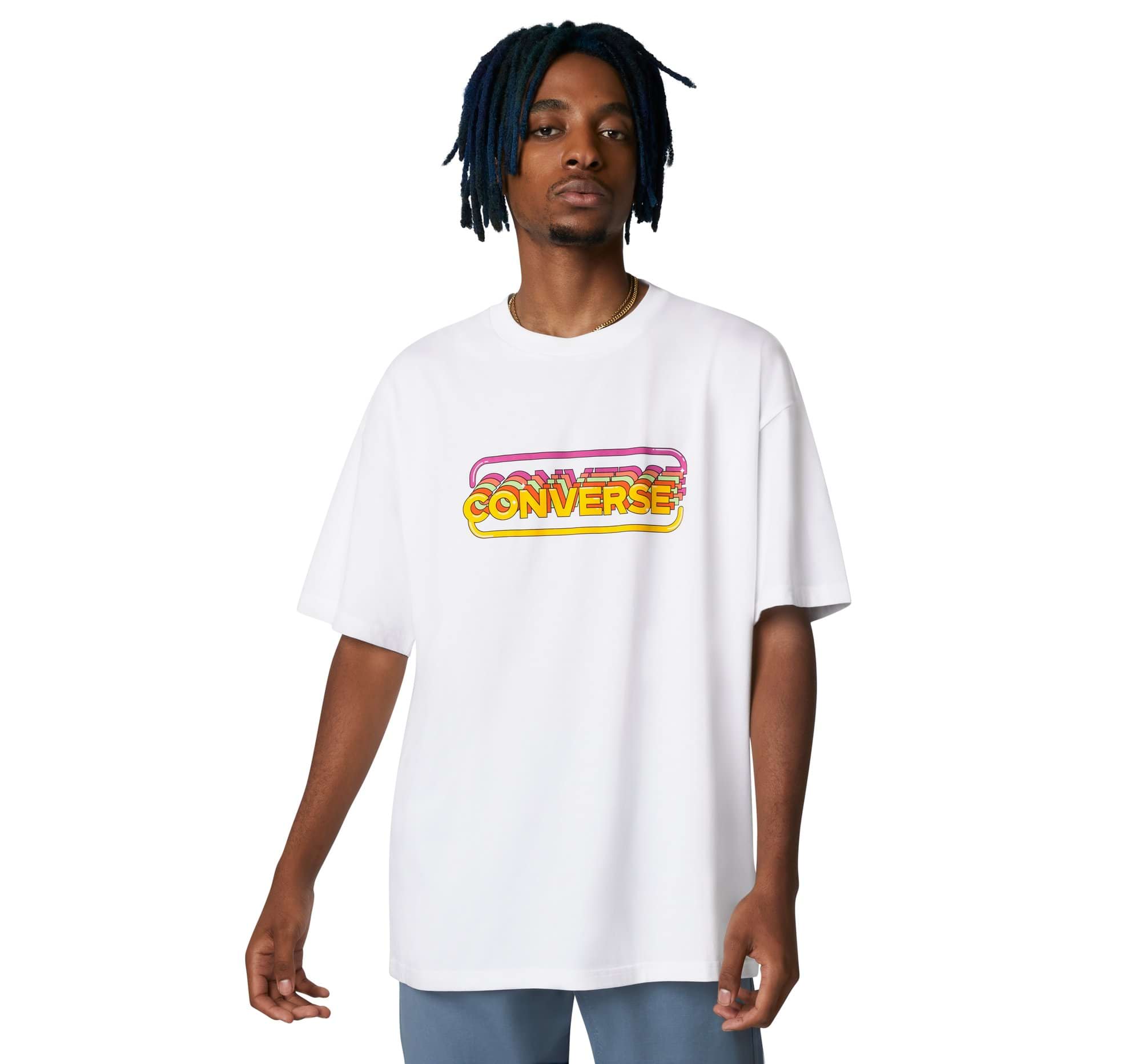 Arcade Retro Graphic Crew Neck T-Shirt
