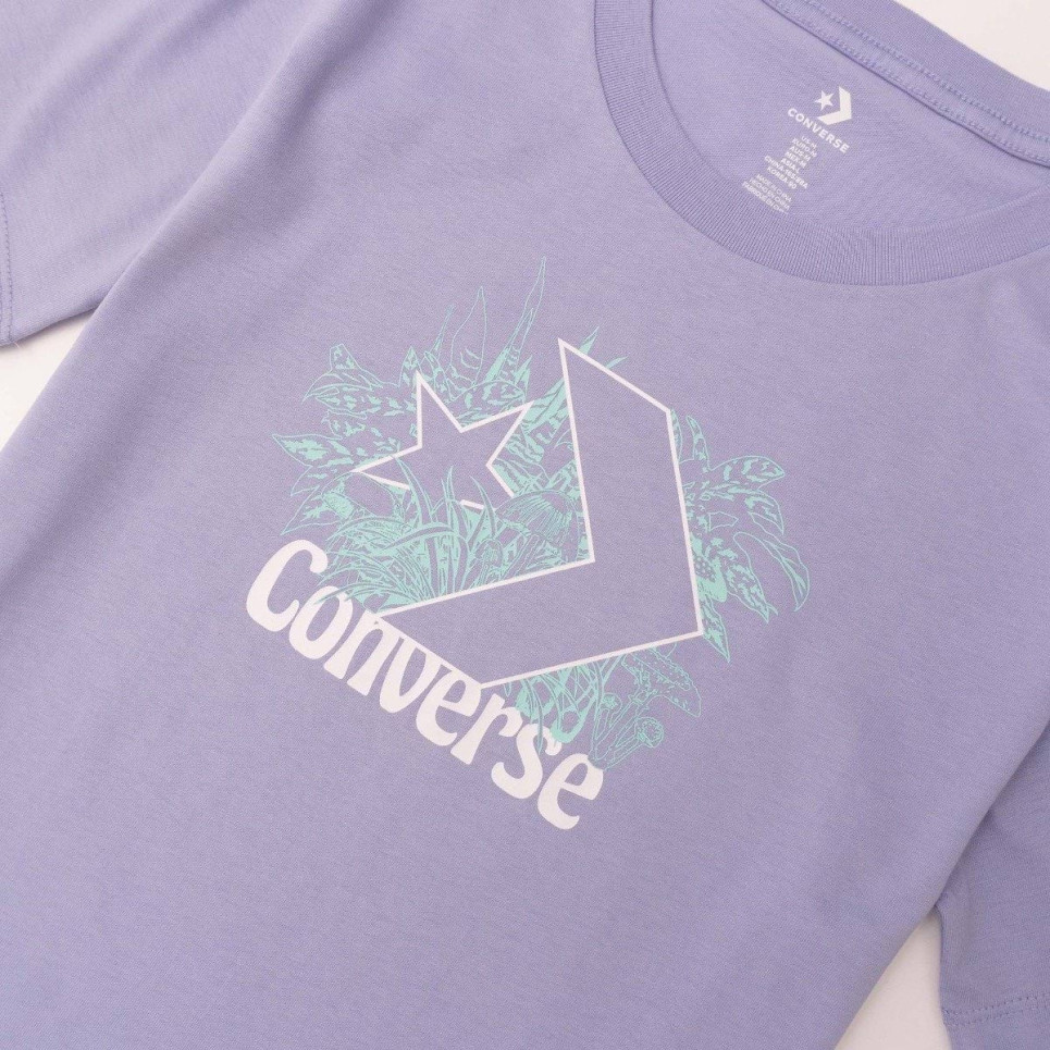 Plantasia Star Chevron Classic Tee-Fuchsia-XS