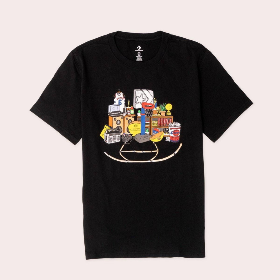 Throwback Tee-Black-S
