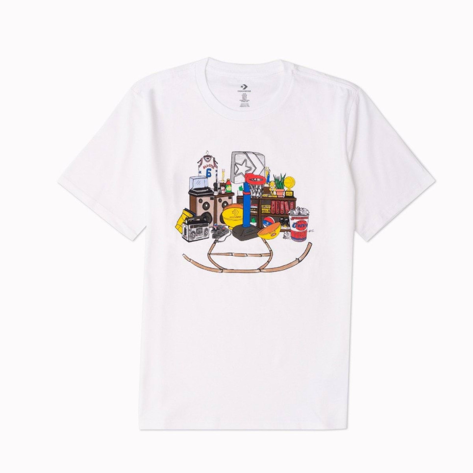 Throwback Tee-White-S
