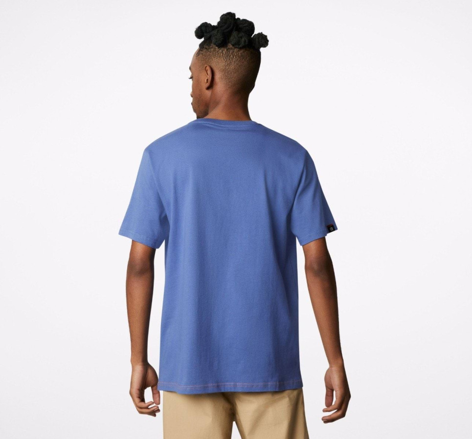 Comic Graphic T-Shirt-Indigo-S