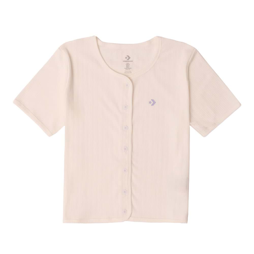 Baby Ribbed Button Tee
