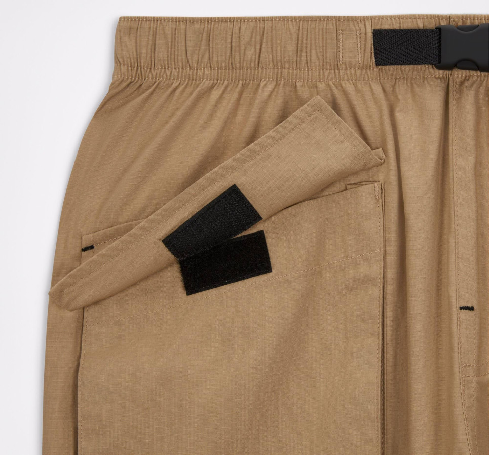 Cargo Trail Shorts-Khaki-L