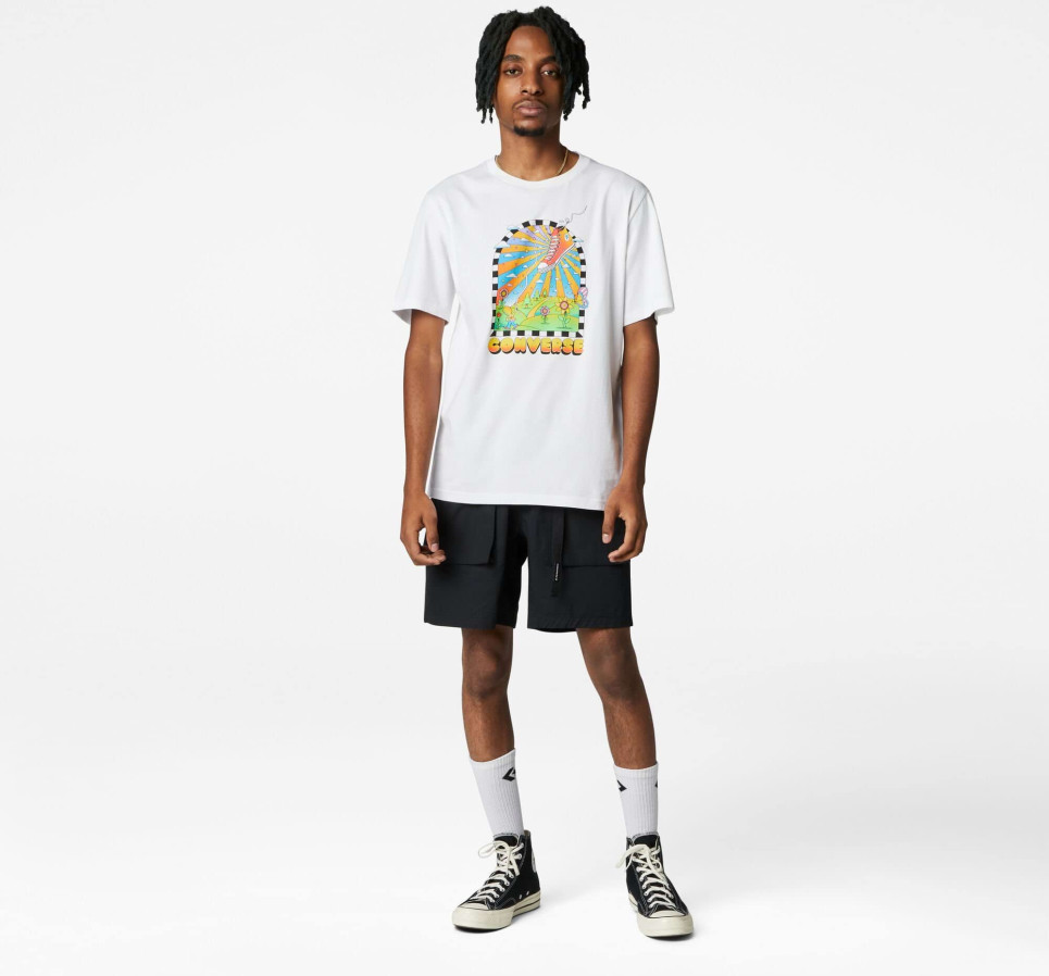 New Heights Graphic T-Shirt-White-S