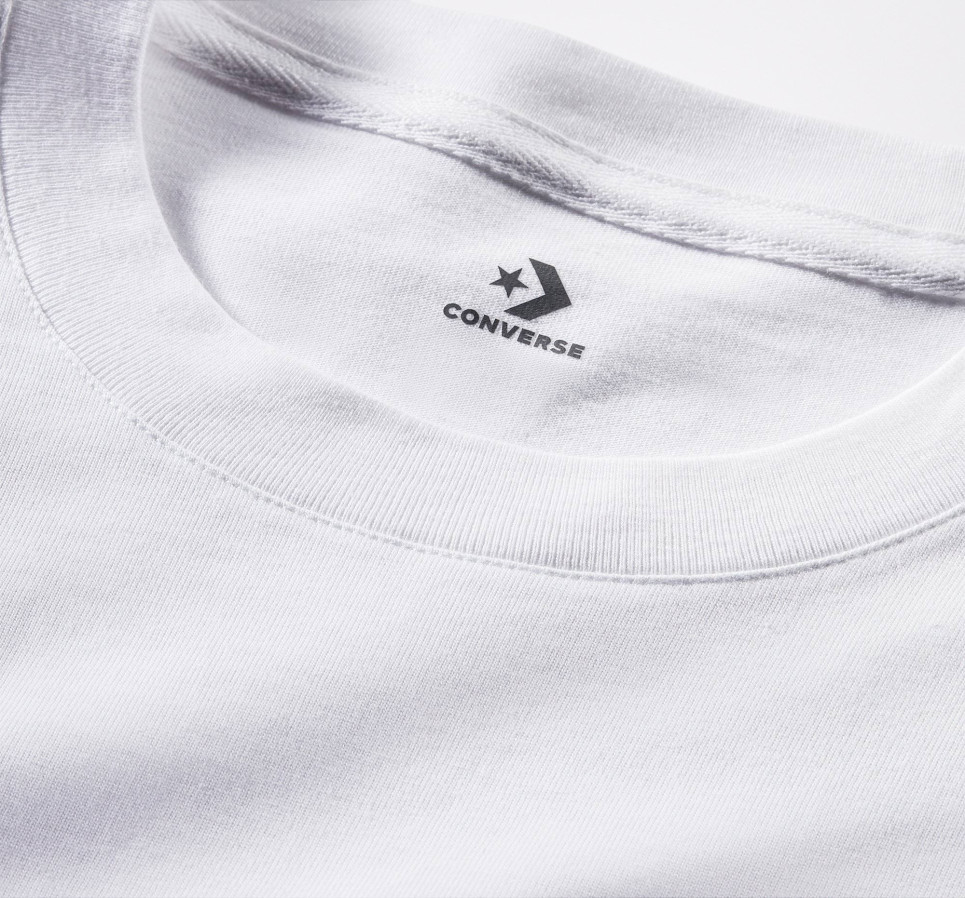 Converse x Joshua Vides Long Sleeve Pocket Tee-White-S