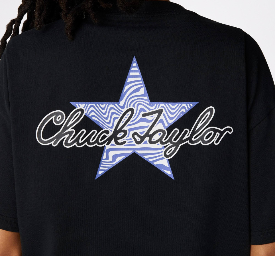 All Star Oversized T-Shirt-Black-XS