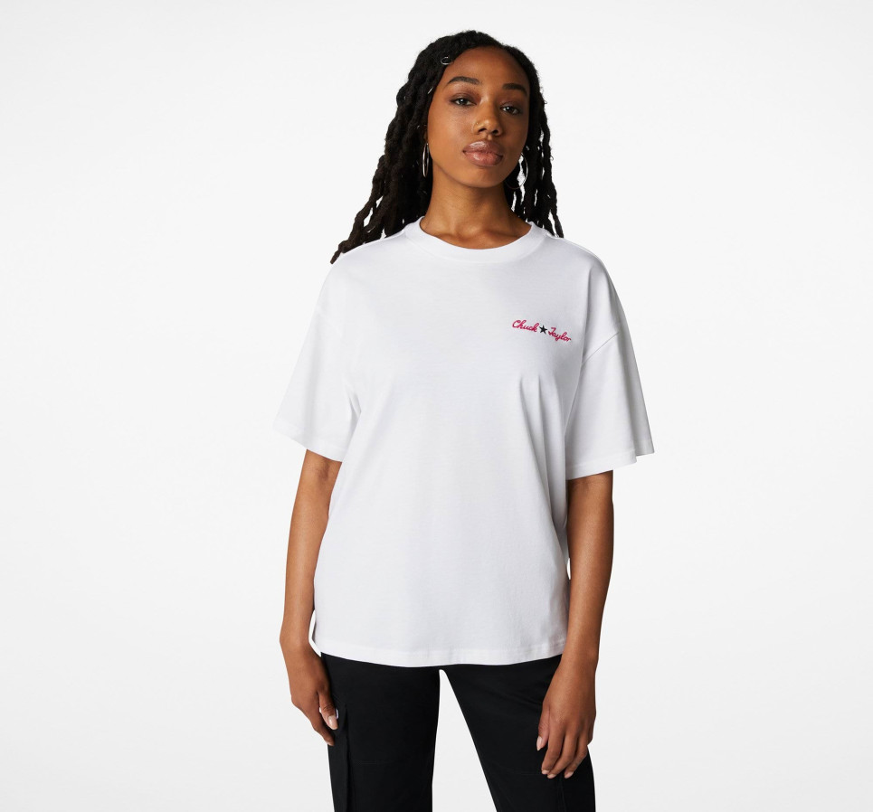 All Star Oversized T-Shirt-White-XS