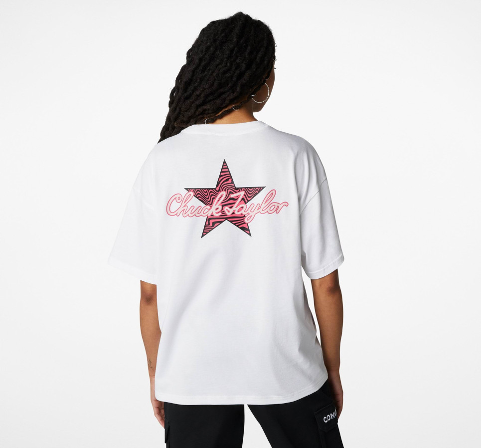 All Star Oversized T-Shirt-White-XS