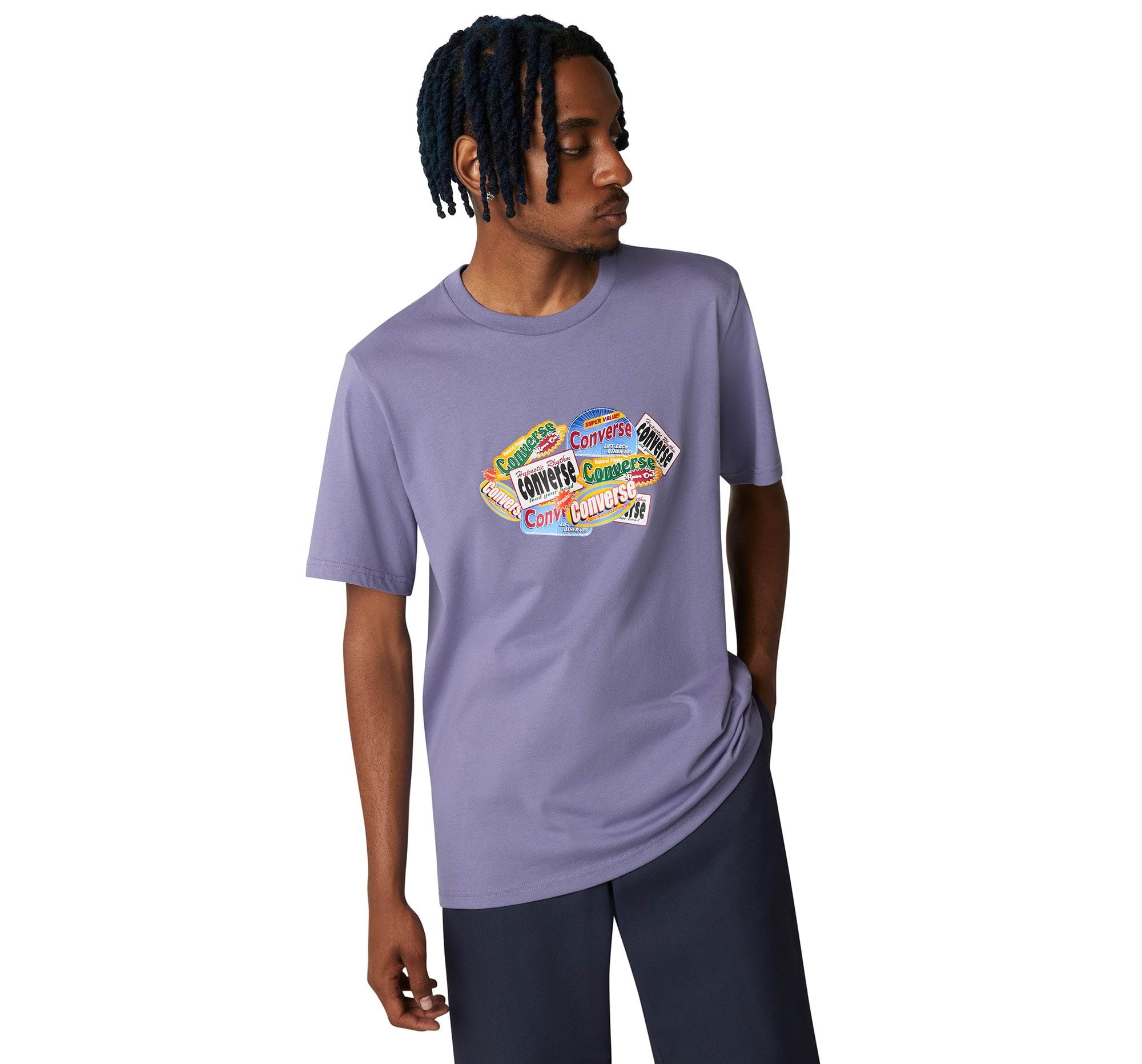 Sticker Collage Graphic Tee