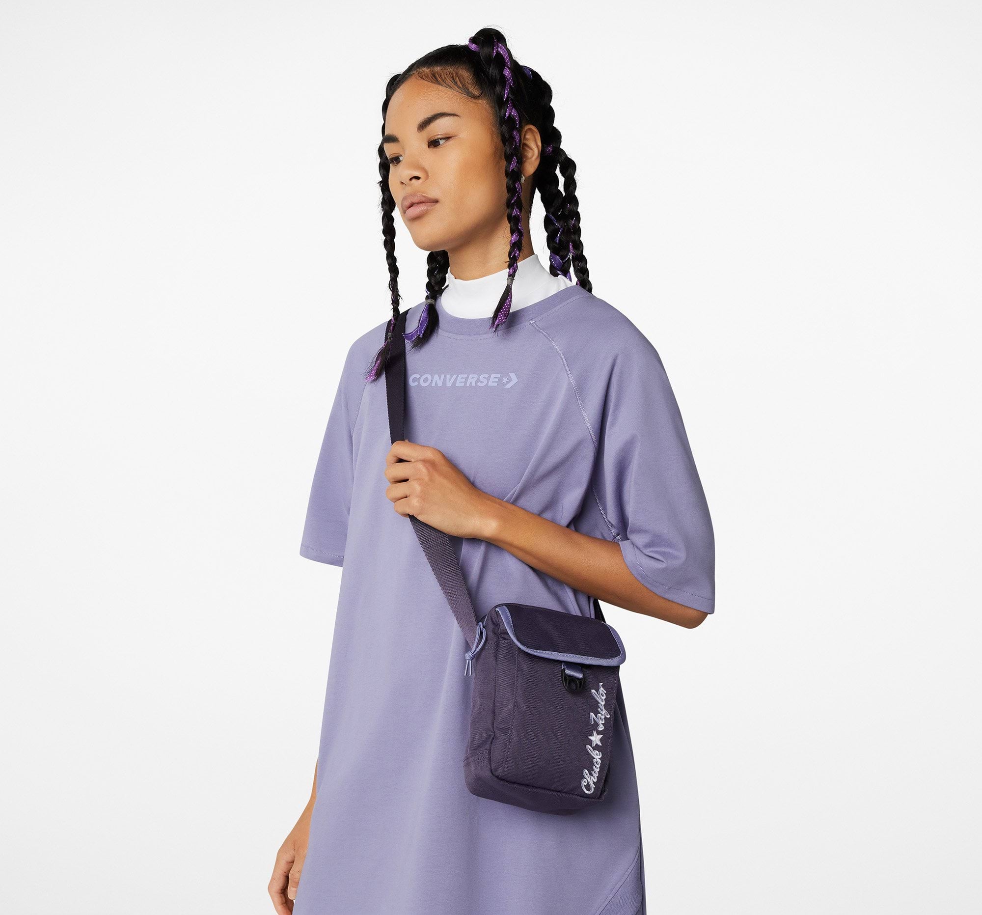 Embroidered Crossbody Bag