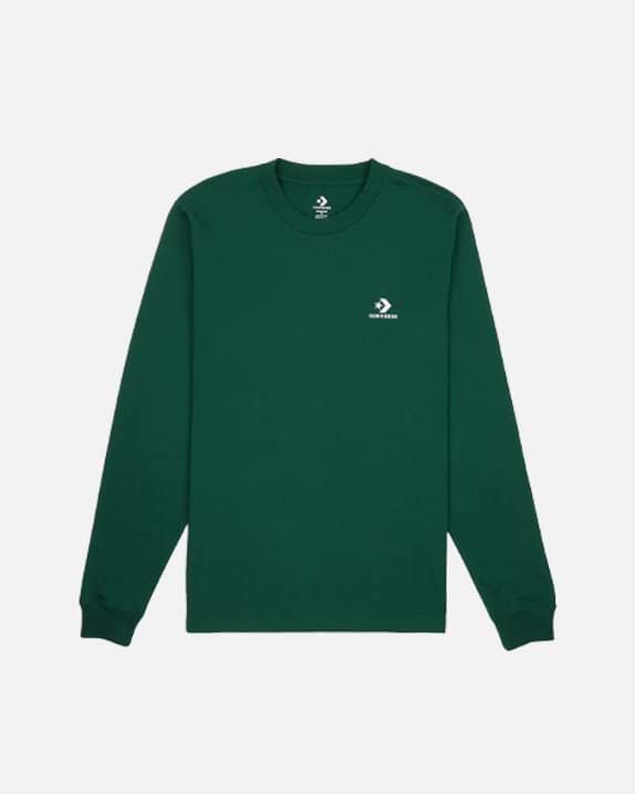 Converse Go-To Embroidered Star Chevron Long Sleeve Tee
