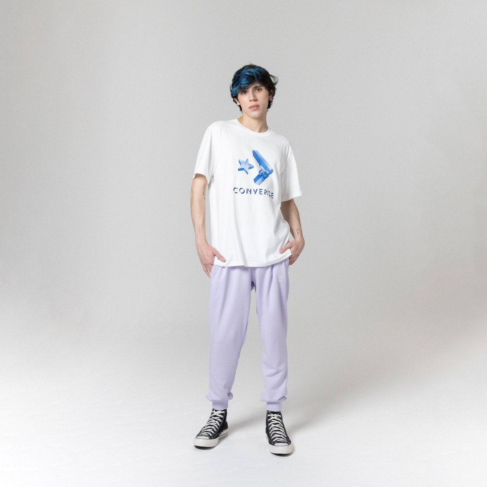 Converse Go-To Embroidered Star Chevron French Terry Sweatpant