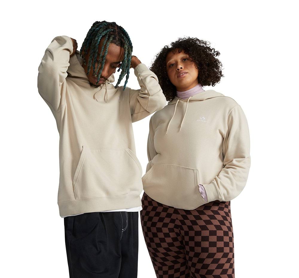 Converse Go-To Embroidered Star Chevron Standard Fit Pullover Hoodie