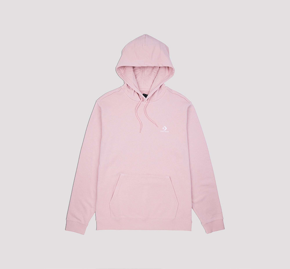 Converse Go-To Embroidered Star Chevron Standard-Fit Pullover Hoodie