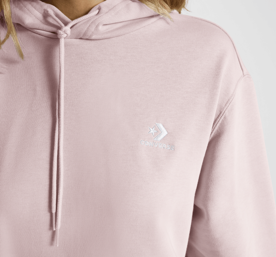 Converse Go-To Embroidered Star Chevron Standard Fit Pullover Hoodie