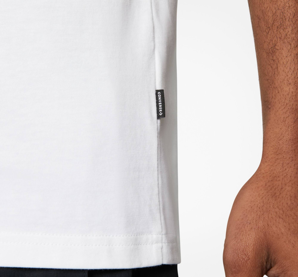 Color Forward Graphic T-Shirt-White-S