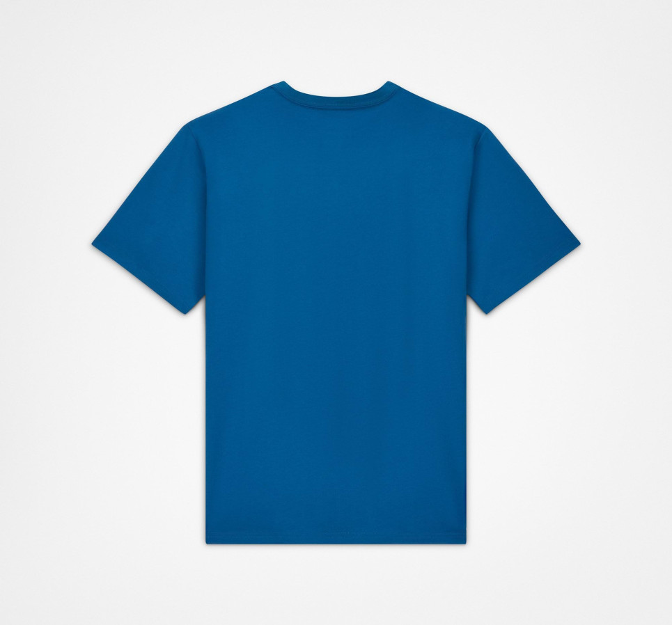 Chuck Patch All-Star Unique Graphic Tee-Blue-L