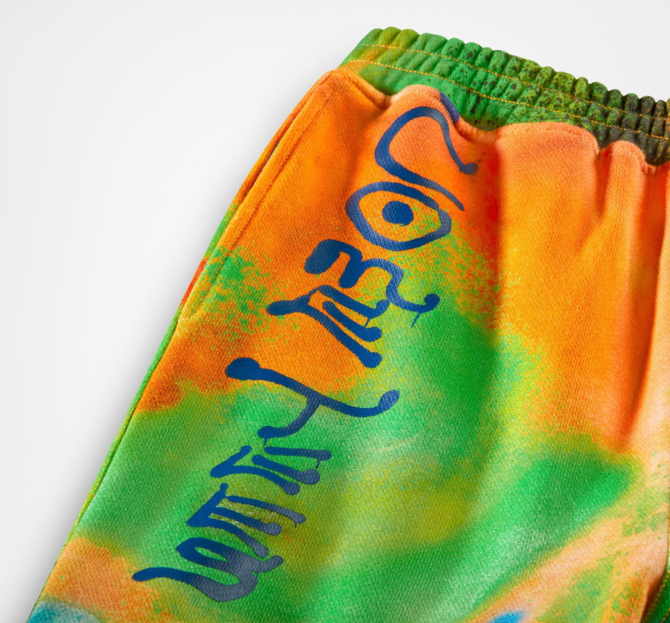 Converse Shapes x Come Tees Wide Leg Fleece Pants-Multicolor-I