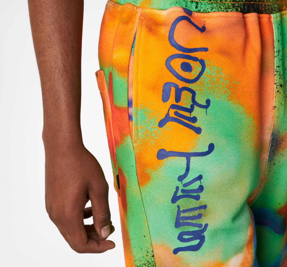 Converse Shapes x Come Tees Wide Leg Fleece Pants-Multicolor-I