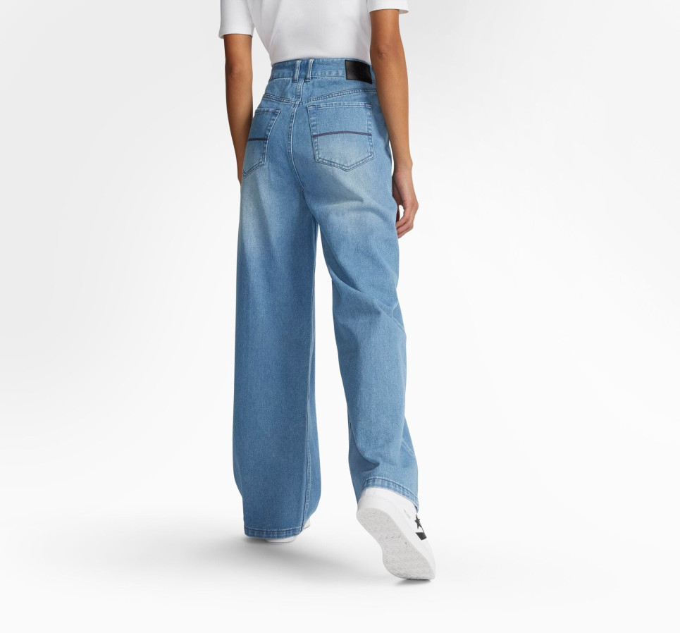 Denim Wide Leg Pant