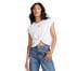 Star Chevron Twist Cropped T-Shirt
