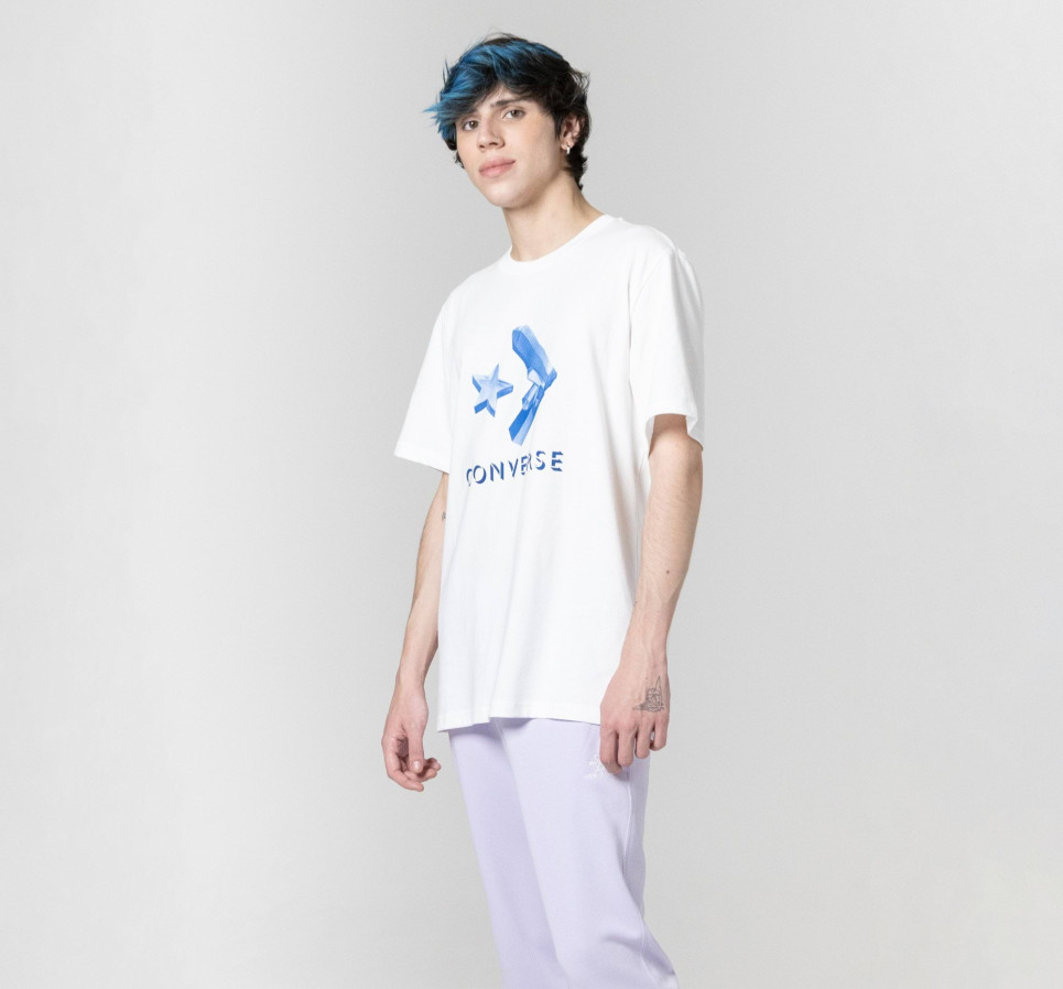 Crystallized Star Chevron Graphic T-Shirt