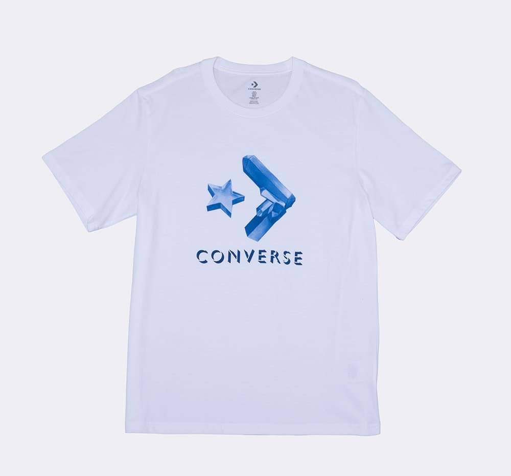 Crystallized Star Chevron Graphic T-Shirt