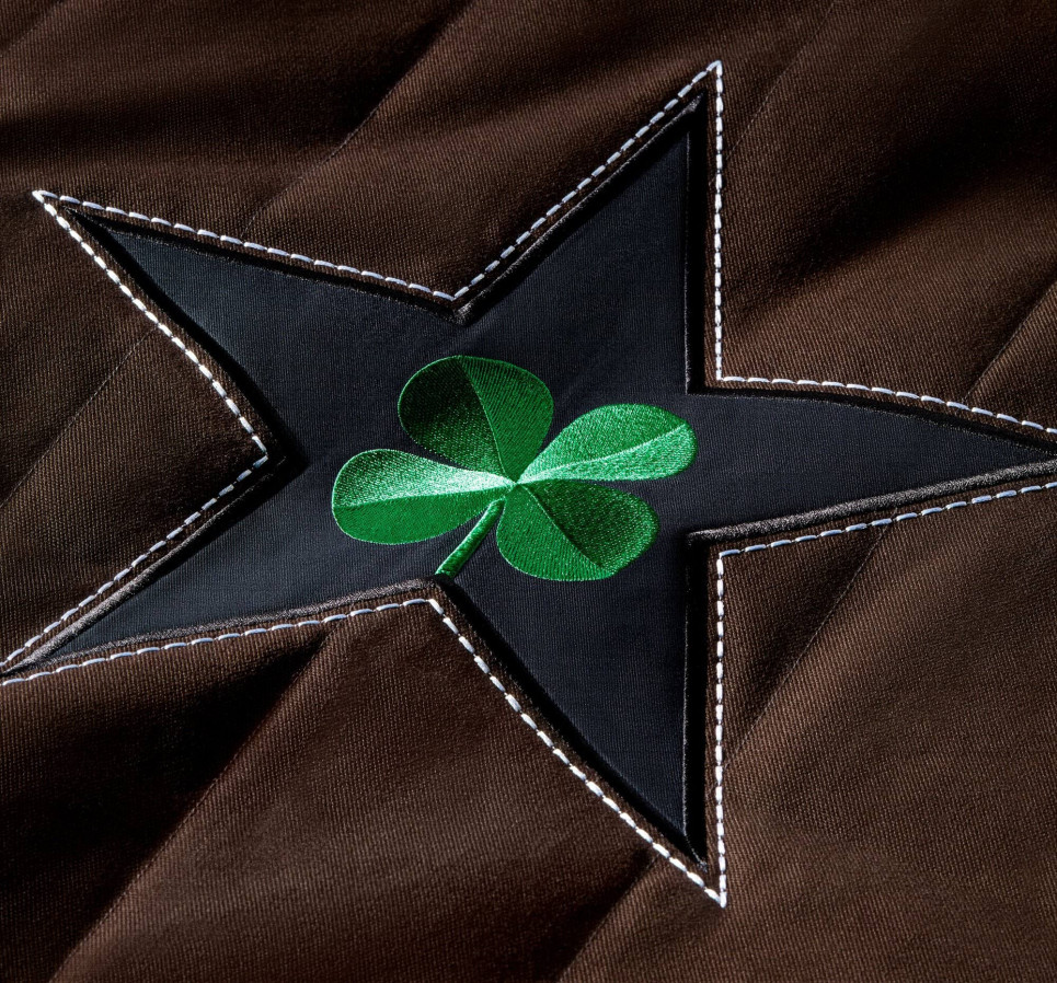 Converse x Patta Four-Leaf Clover Utility Reversible Padded Vest-Brown-S