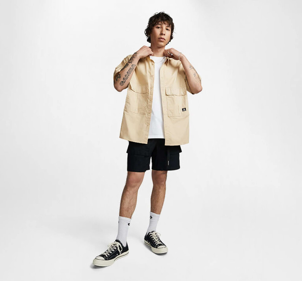Woven Cargo Shirt