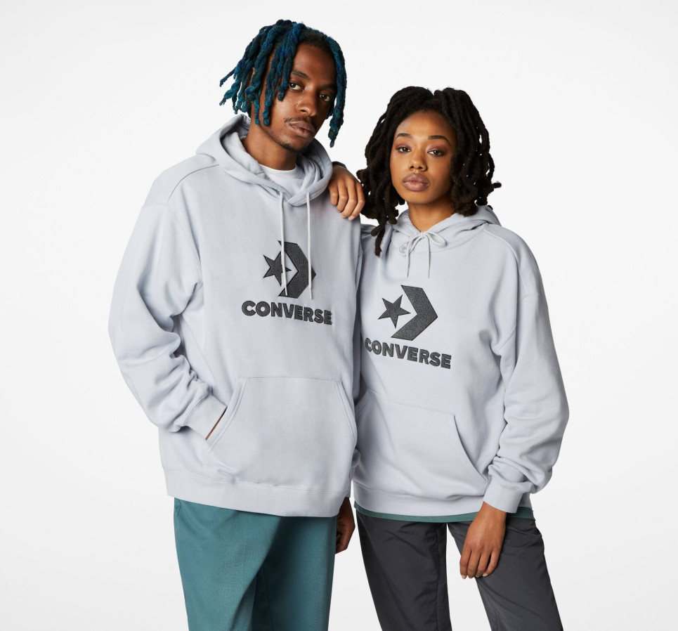 Converse Go-To Star Chevron Loose Fit Pullover Hoodie