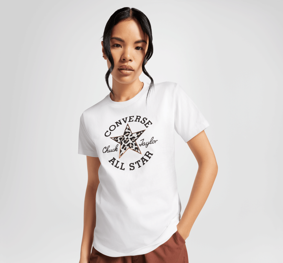 Leopard Chuck Taylor Patch T-Shirt