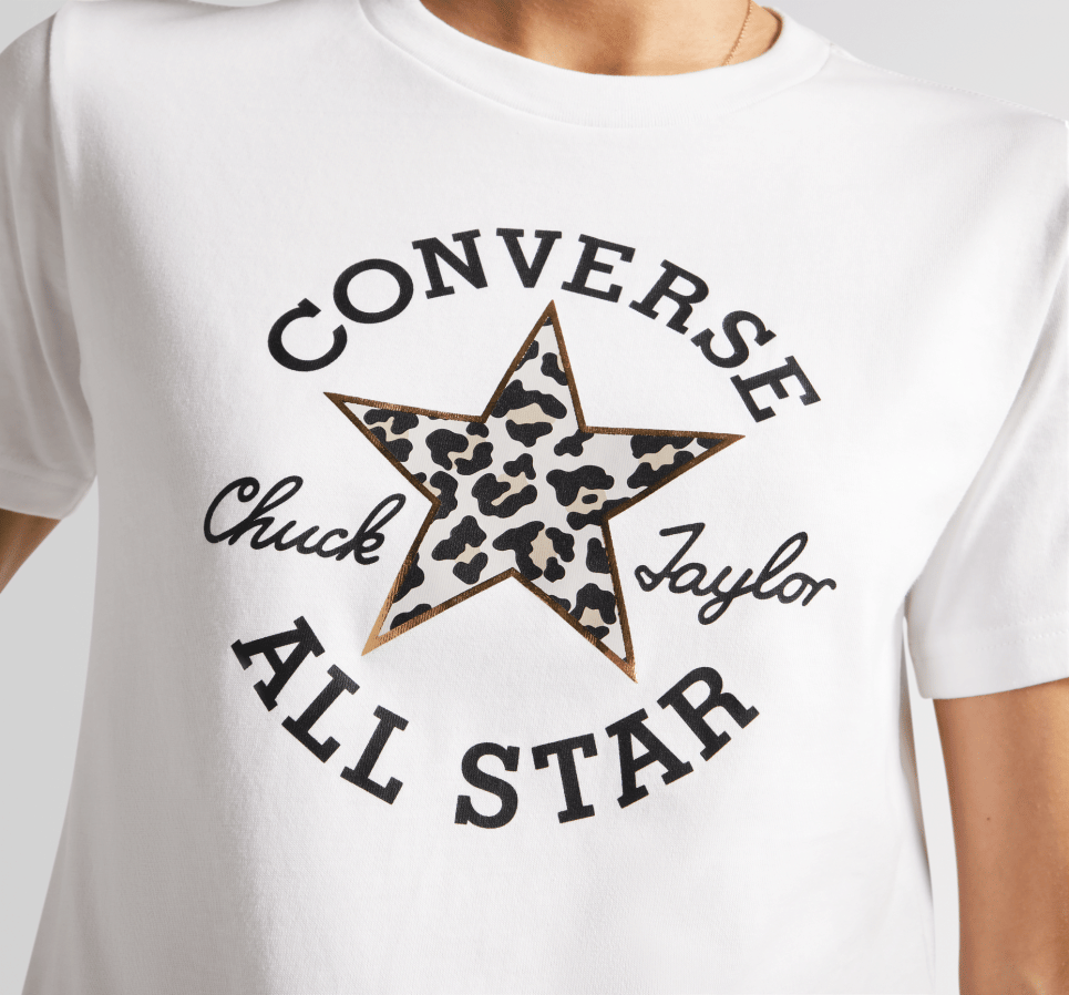 Leopard Chuck Taylor Patch T-Shirt