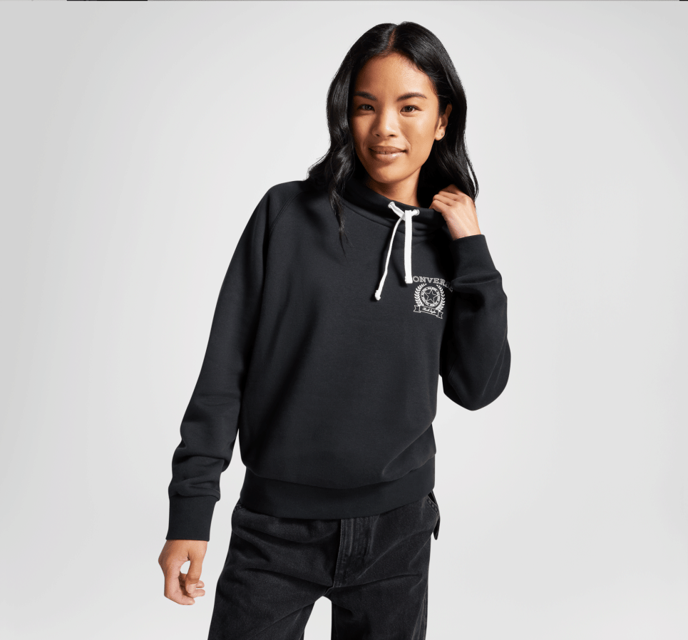Retro Chuck Taylor Mock Neck Pullover