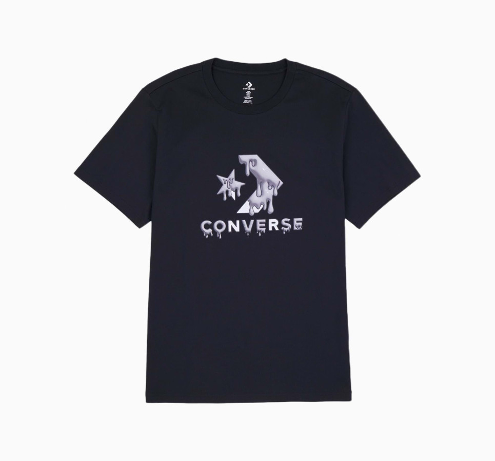 Star Chevron Drip Graphic T-Shirt