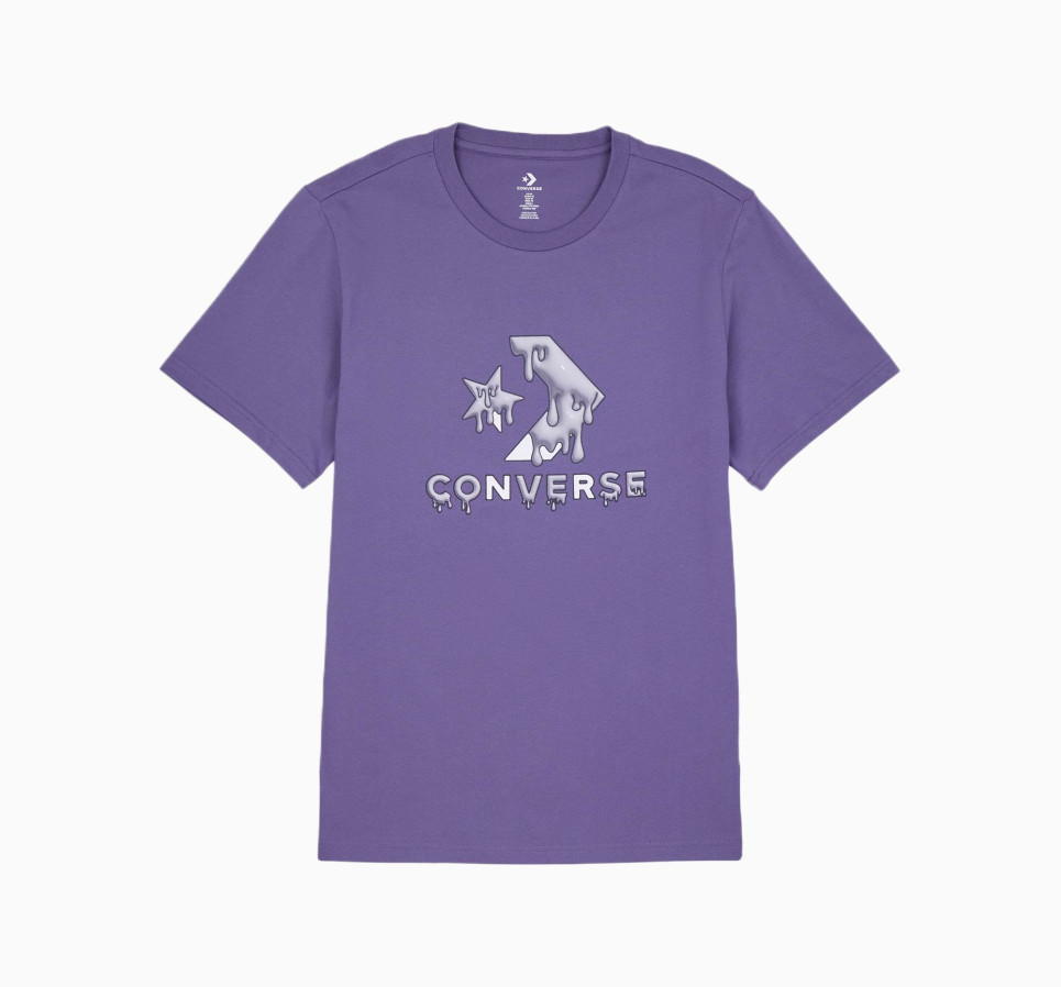 Star Chevron Drip Graphic T-Shirt