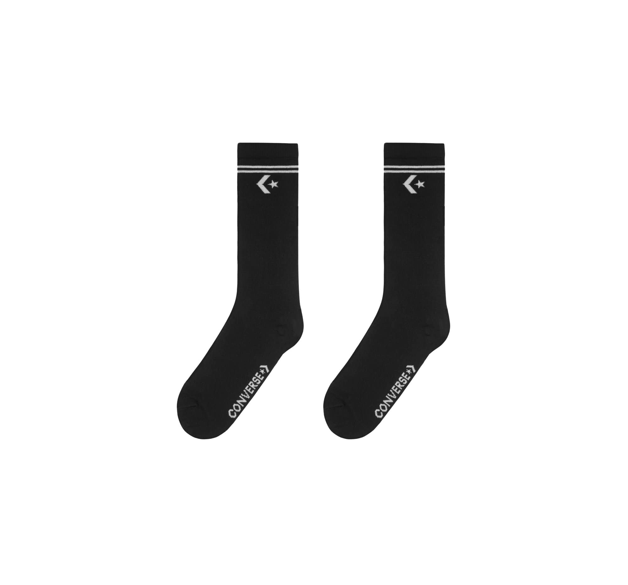 2-Pack Star Chevron Double Stripe Crew Socks