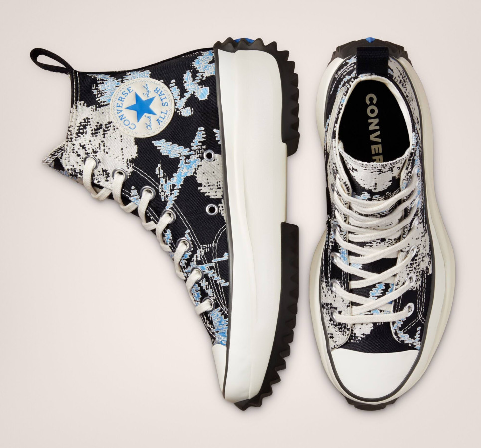 Hybrid Floral Run Star Hike-Navy-36