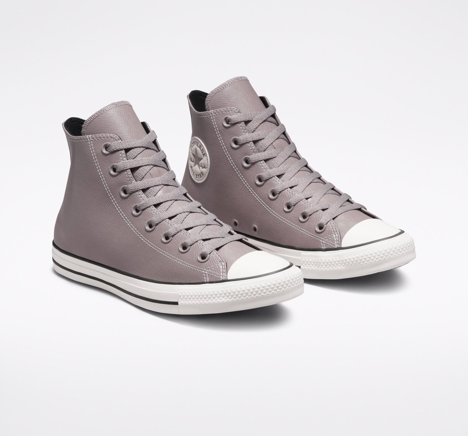 Chuck Taylor All Star Embossed Leather-Grey-41