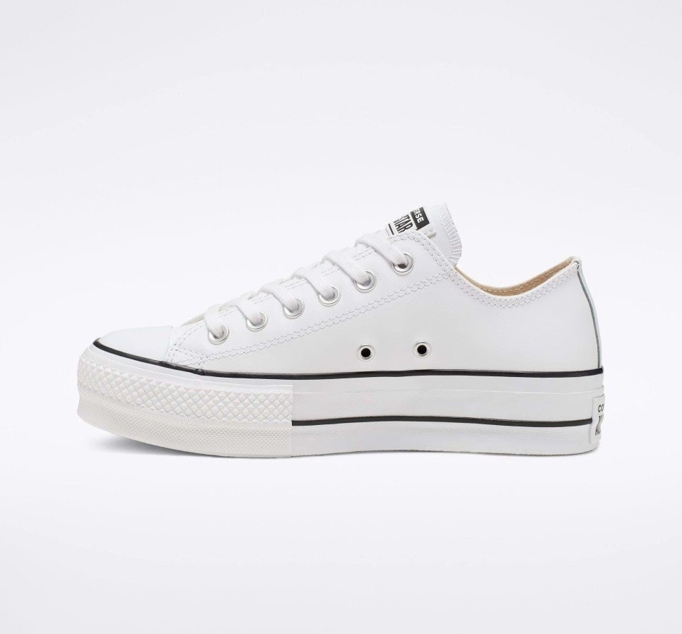 Chuck Taylor All Star Lift Platform Leather-35-White