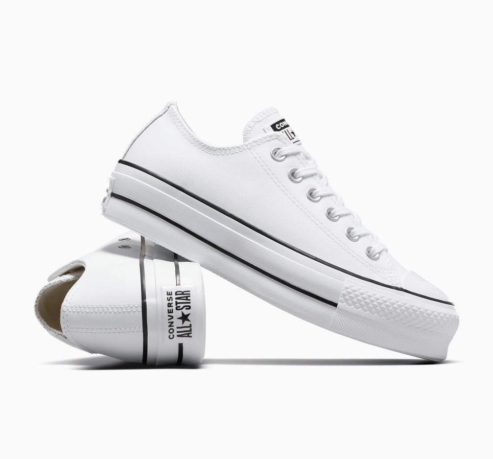 Chuck Taylor All Star Lift Platform Leather-35-White