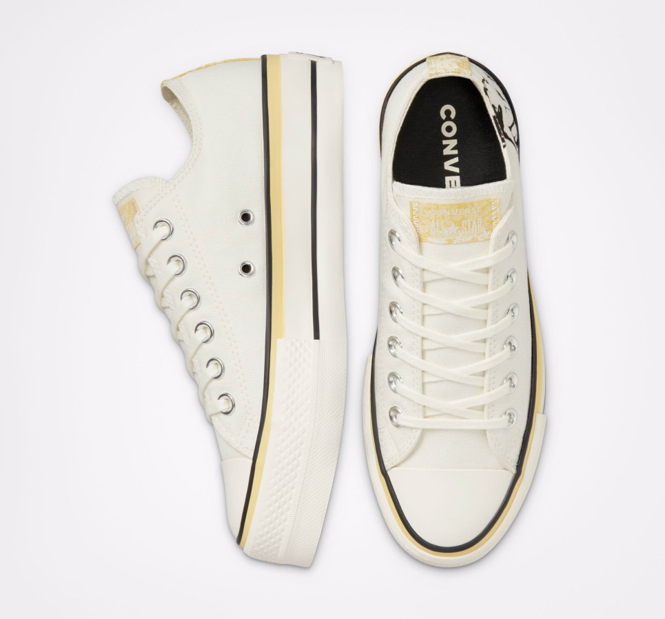 Hybrid Floral Platform Chuck Taylor All Star-Egret-36