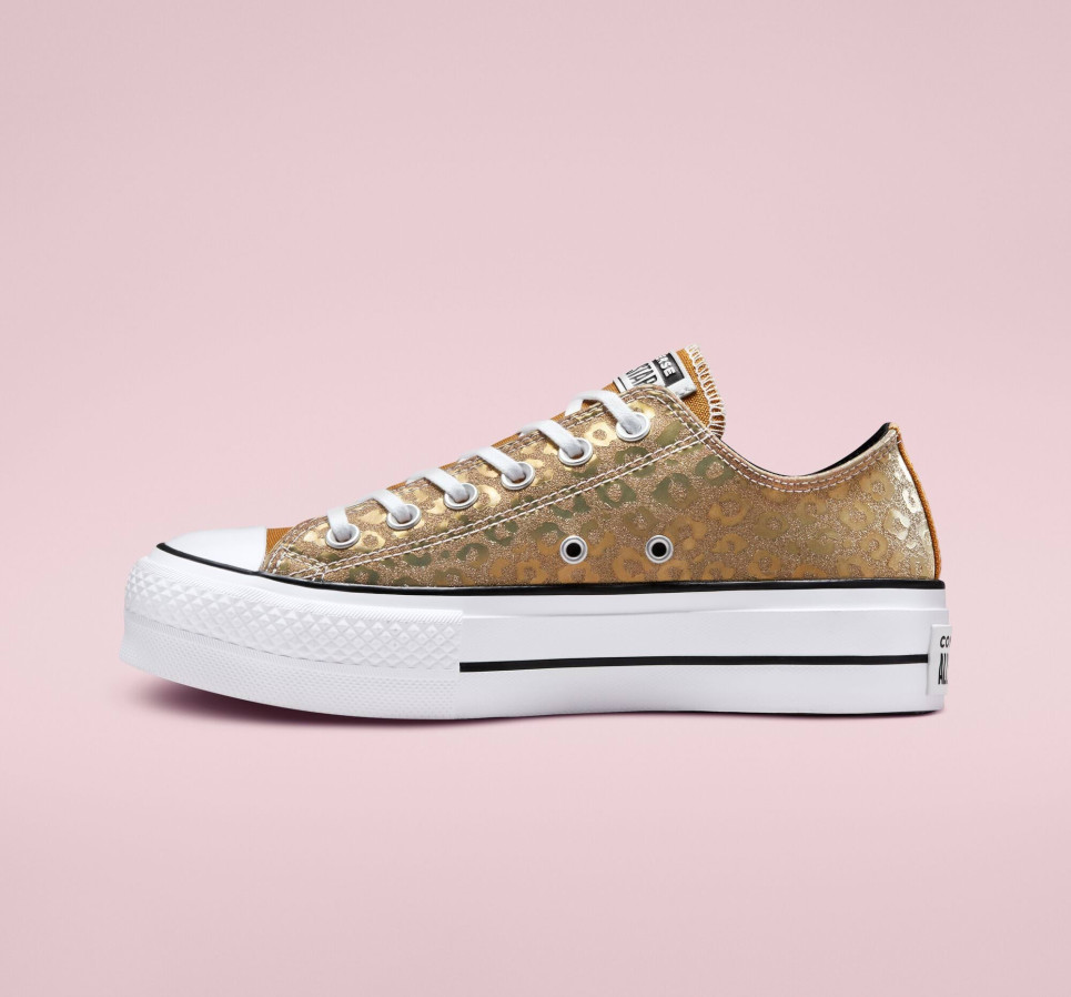 Authentic Glam Platform Chuck Taylor All Star-Yellow-36