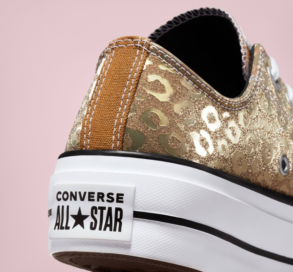 Authentic Glam Platform Chuck Taylor All Star-Yellow-36