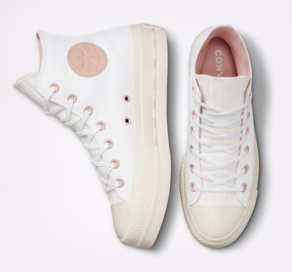 Chuck Taylor All Star Lift Platform Crafted Canvas-White-36